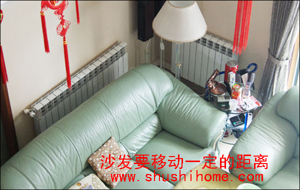 暖氣片放沙發后效果圖