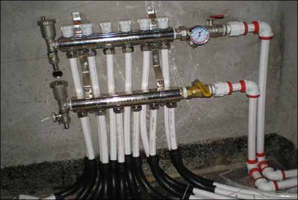 分集水器安裝示意圖