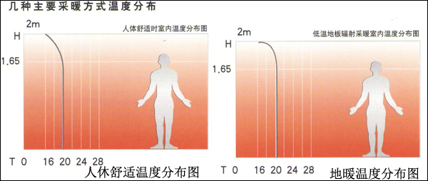 地暖采暖室內熱分布圖