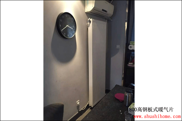 1800高鋼板式暖氣片安裝