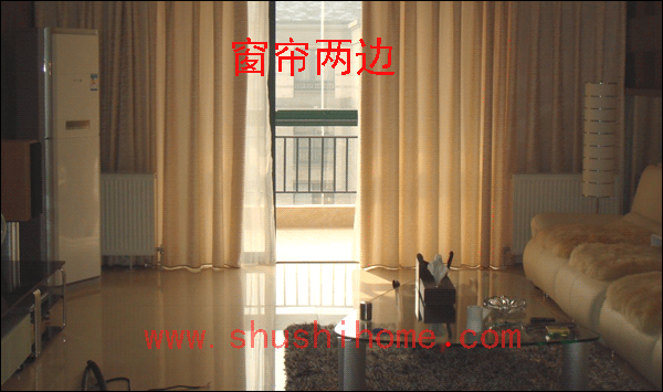 客廳陽(yáng)臺(tái)門兩邊暖氣片安裝效果圖2