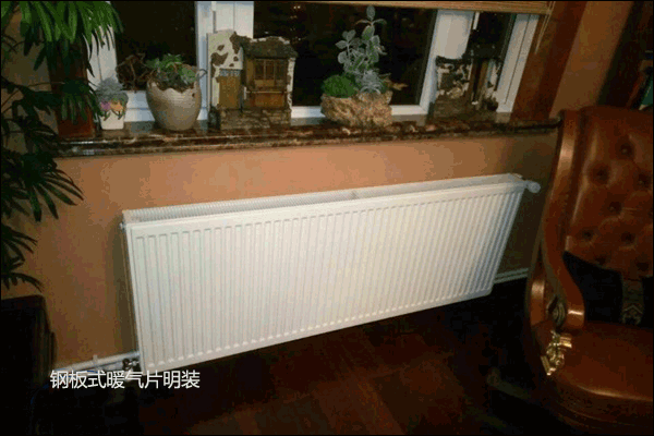 鋼板式暖氣片明裝