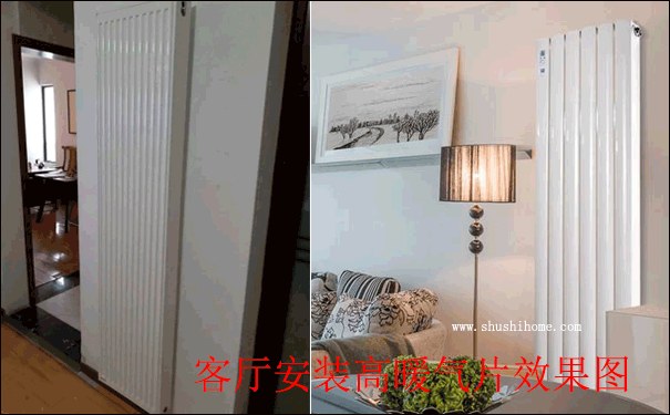 高暖氣片安裝效果圖